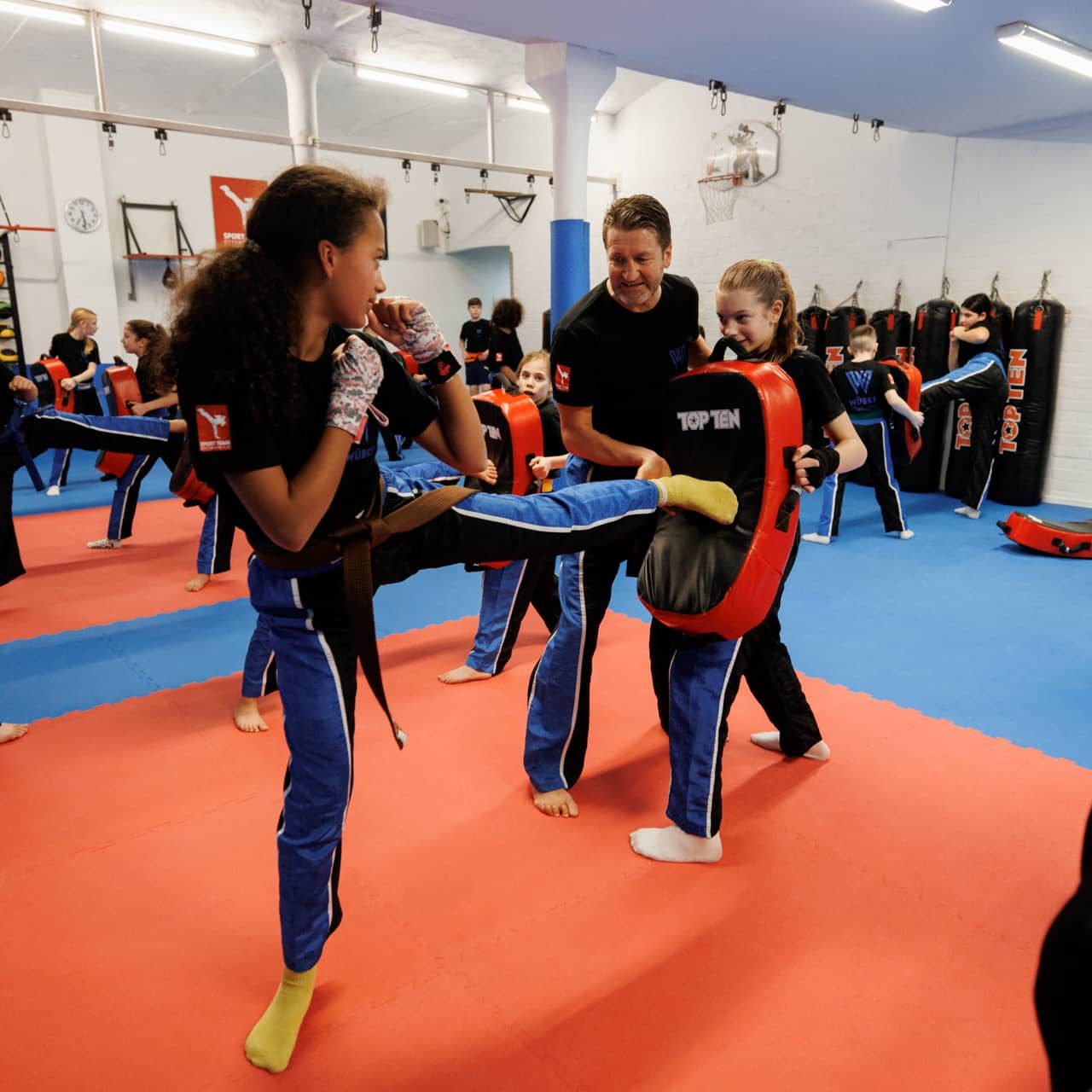 Beintechniken Kickboxen @ Fachsportschule Wübke