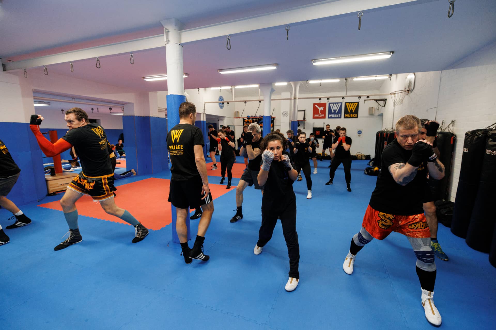 Schattenboxen @ Fachsportschule Wübke