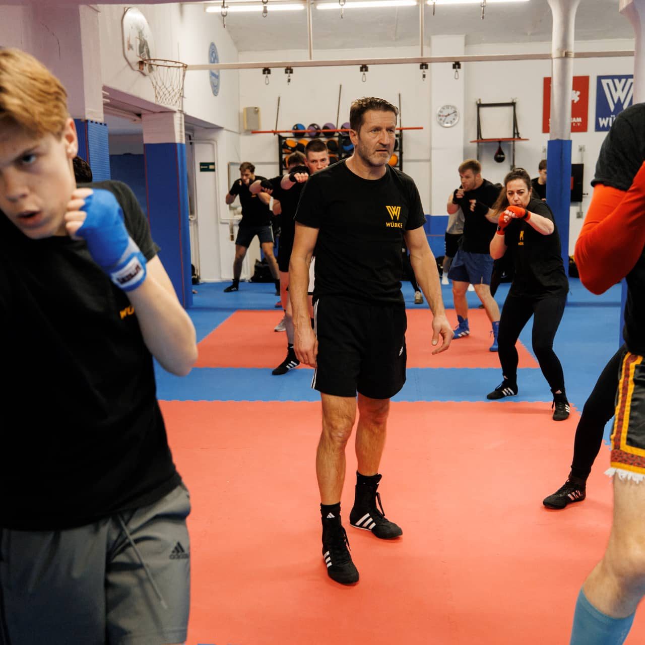 Warm-Up Boxen @ Fachsportschule Wübke