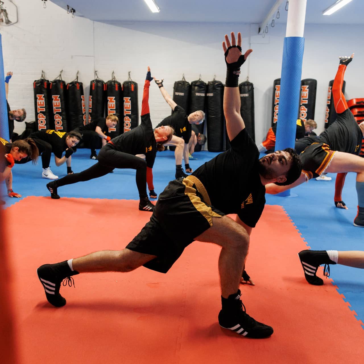 Warm-Up Boxen @ Fachsportschule Wübke