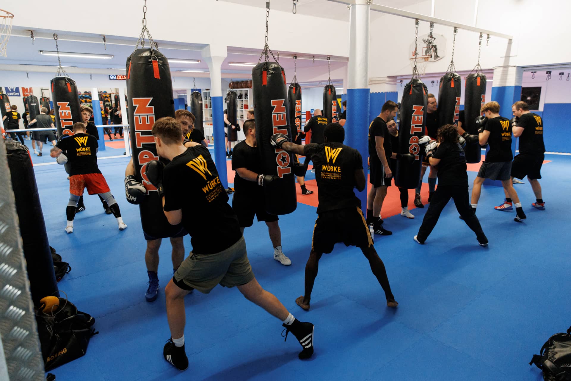 Kondiboxen @ Fachsportschule Wübke