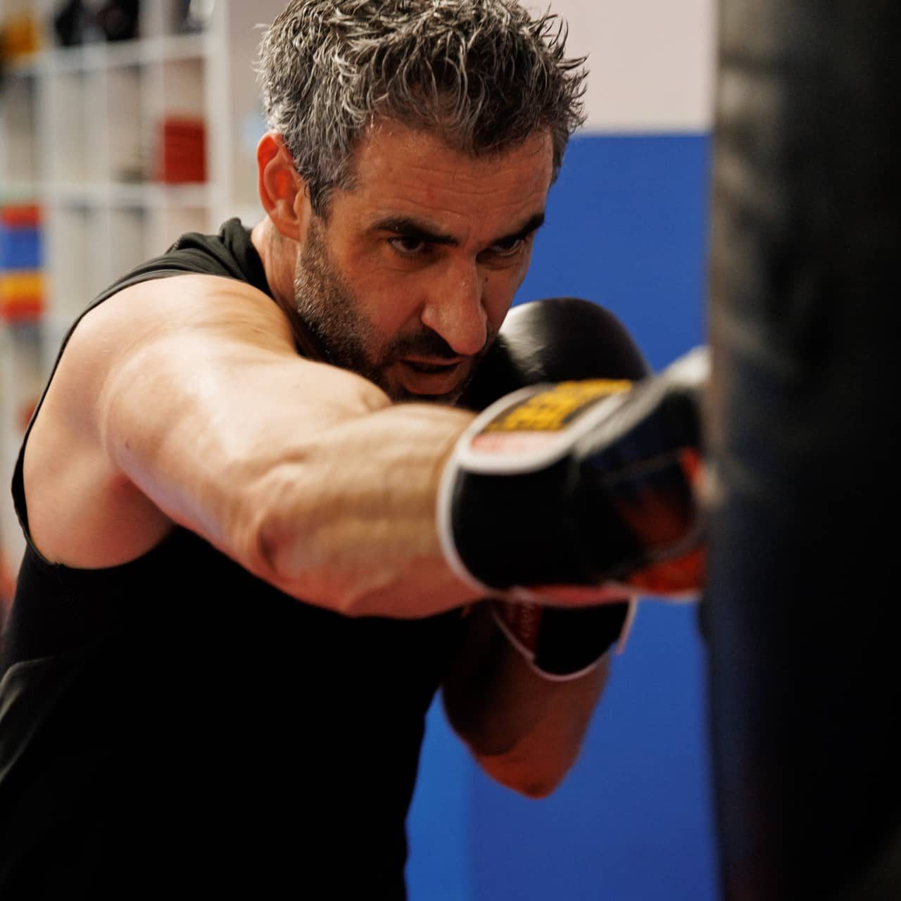 Sandsackboxen @ Fachsportschule Wübke