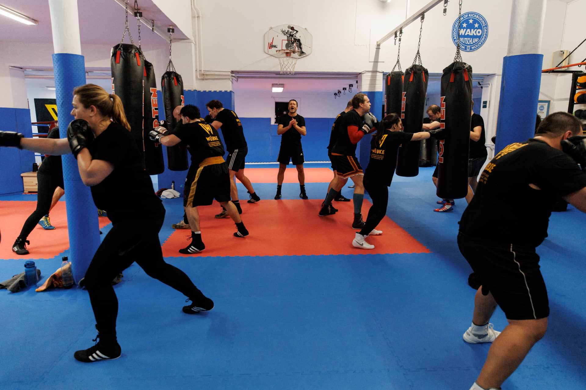 Sandsacktraining Boxen @ Fachsportschule Wübke