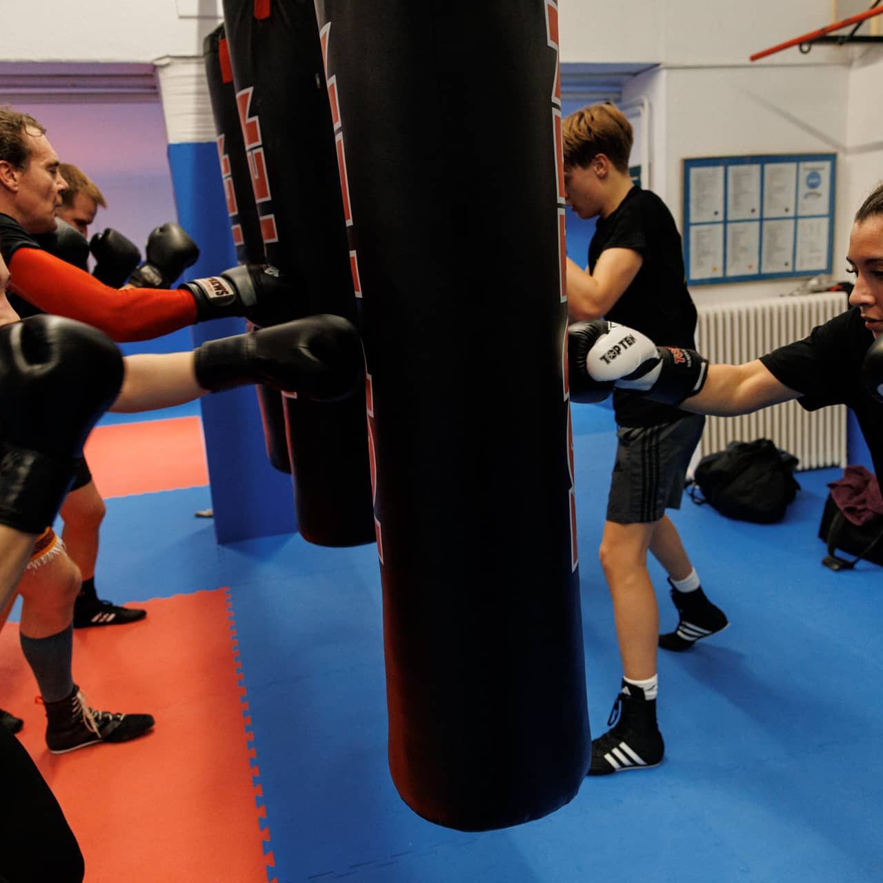 Warm-Up Sandsack @ Fachsportschule Wübke